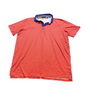 Greyson Polo Shirt Mens‎ XL Geometric Allover Print Performance Golf Stretch